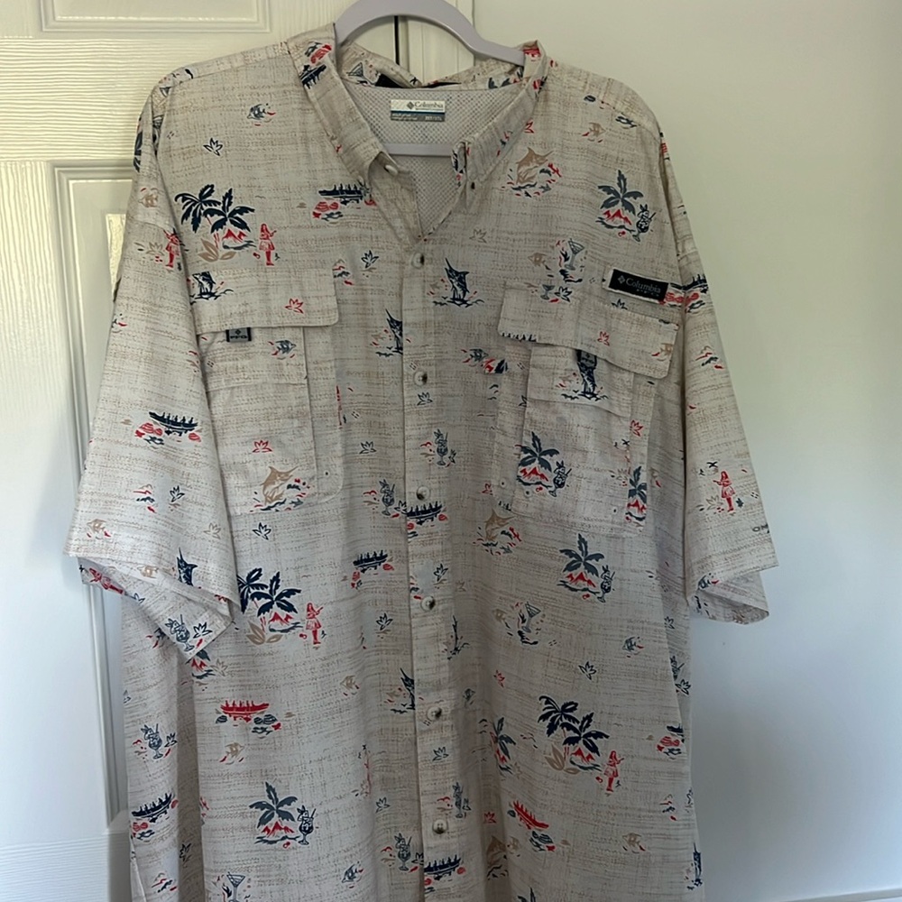 NWOT Men’s Columbia Shirt, Sz 3XT